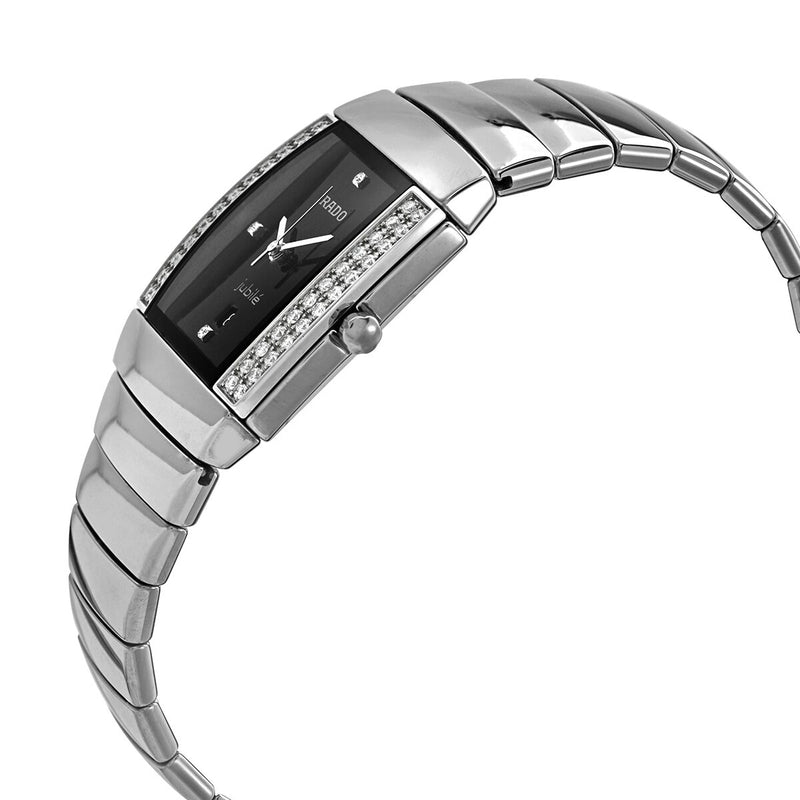 Rado Sintra Jubile Quartz Diamond Black Dial Ladies Watch #R13577712 - Watches of America #2