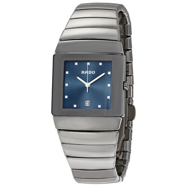Rado Sintra Platinum-tone Ceramic Blue Unisex Watch #R13332202 - Watches of America