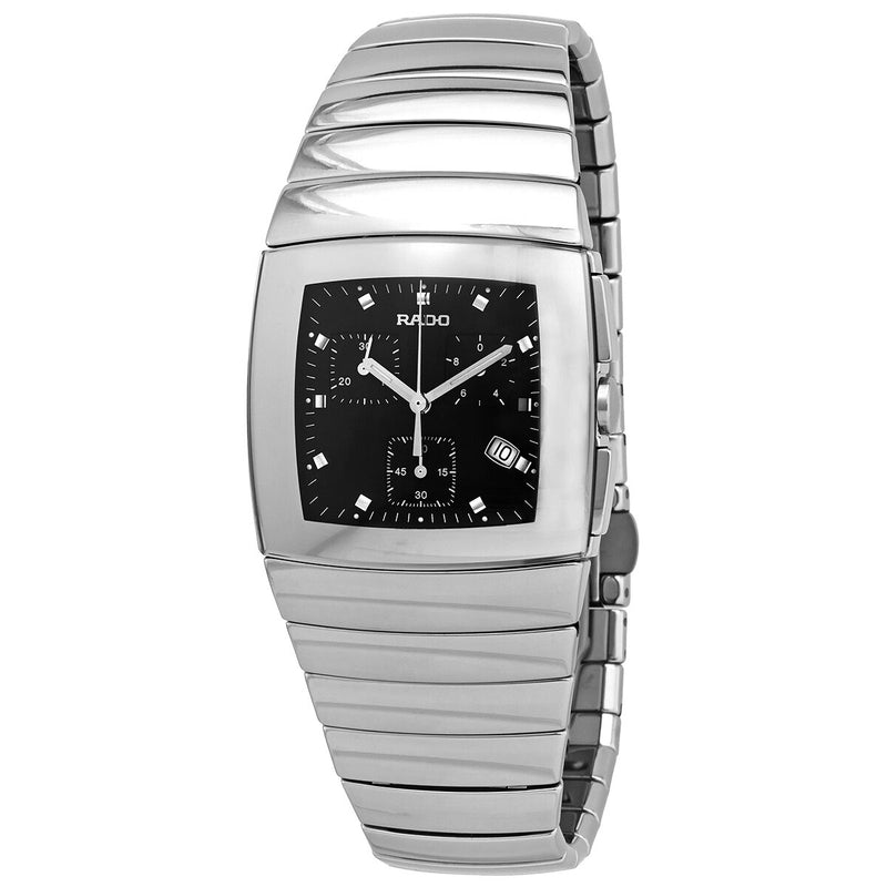 Rado Sintra Quartz Black Dial Men's XL Watch #R13434152 - Watches of America