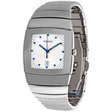 Rado Sintra Silver Dial Platinum Ceramic Ladies Watch #R13721102 - Watches of America