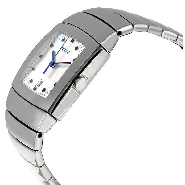 Rado Sintra Silver Dial Platinum Ceramic Ladies Watch #R13721102 - Watches of America #2