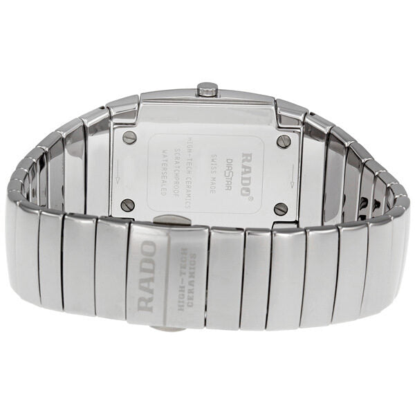 Rado Sintra Silver Dial Platinum Ceramic Ladies Watch #R13721102 - Watches of America #3