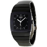 Rado Sintra XL Black Dial Black Ceramic Automatic Men's Watch #R13883182 - Watches of America