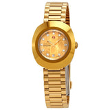 Rado The Original Automatic Gold Dial Ladies Watch #R12416503 - Watches of America