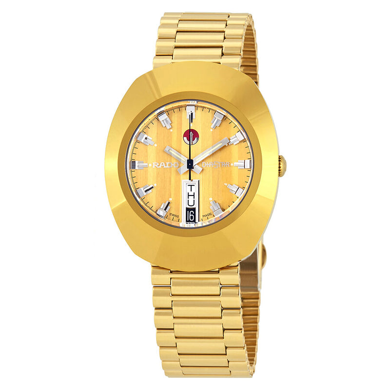 Rado The Original Automatic Gold Dial Watch #R12413633 - Watches of America