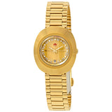 Rado The Original S Automatic Gold Dial Ladies Watch #R12416673 - Watches of America