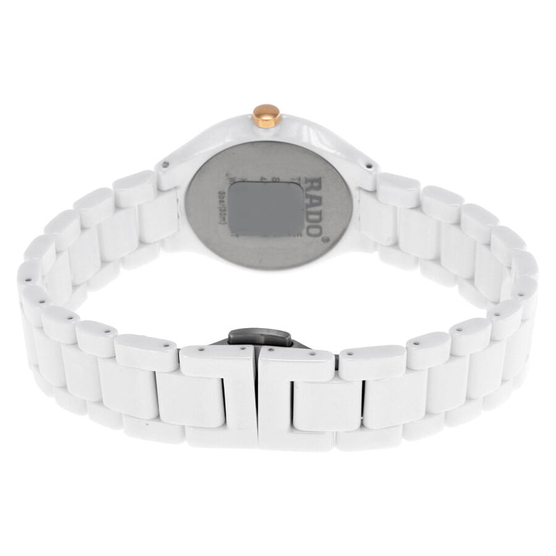 Rado Thinline Jubile White Dial White Ceramic Ladies Watch #R27958702 - Watches of America #3