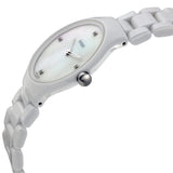 Rado Thinline Mother of Pearl Dial White Ceramic Watch #R27958902 - Watches of America #2