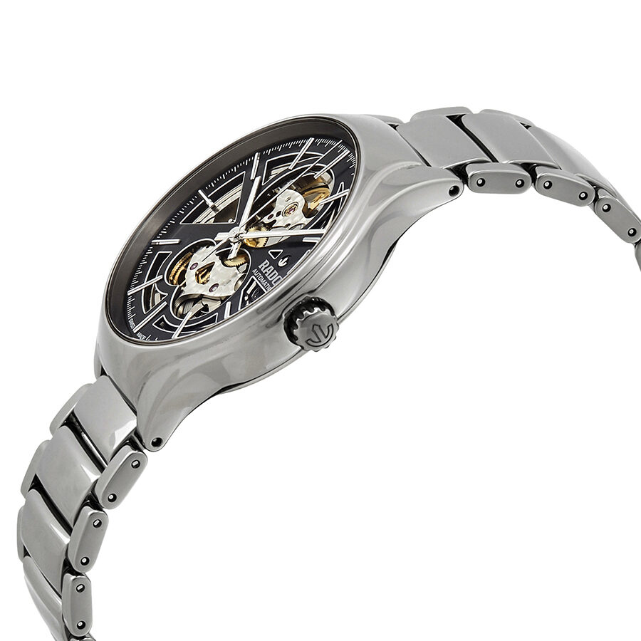 Rado True Automatic Open Heart Black/Skeleton Dial Men's