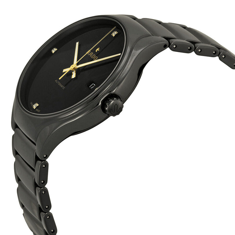 Rado True  Black Dial Black Ceramic Men's Watch #R27056712 - Watches of America #2