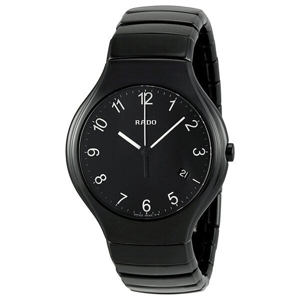 Rado True Black Dial Ceramic Men's Watch #R27653192 - Watches of America