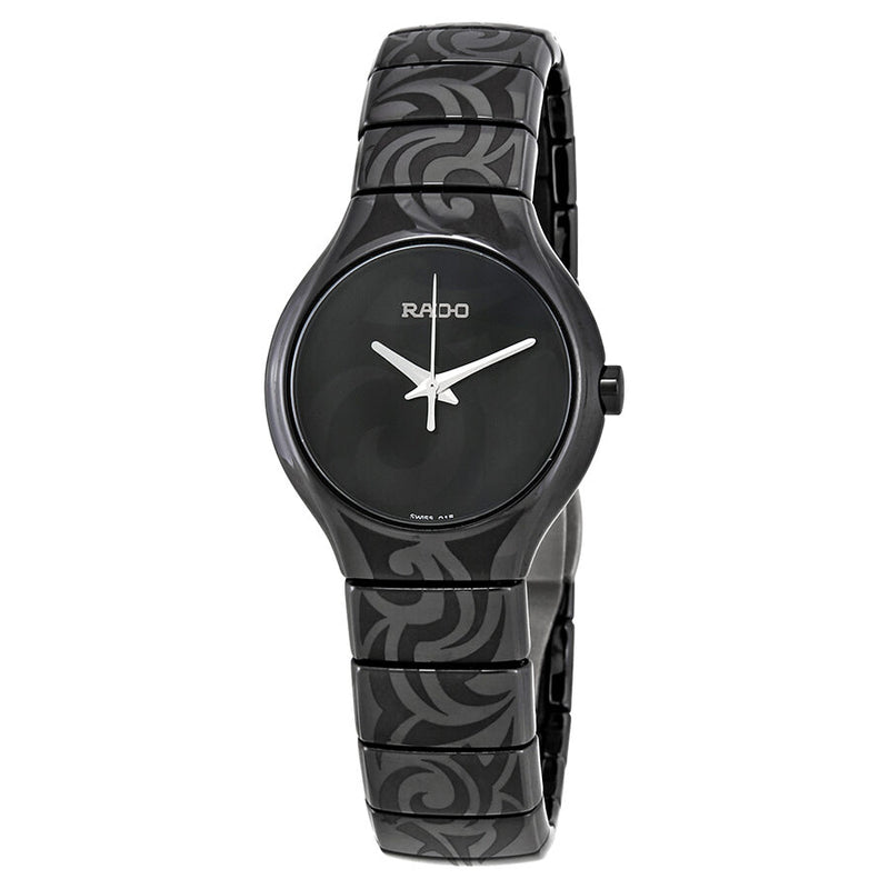 Rado True Black Dial Ladies Watch #R27685152 - Watches of America