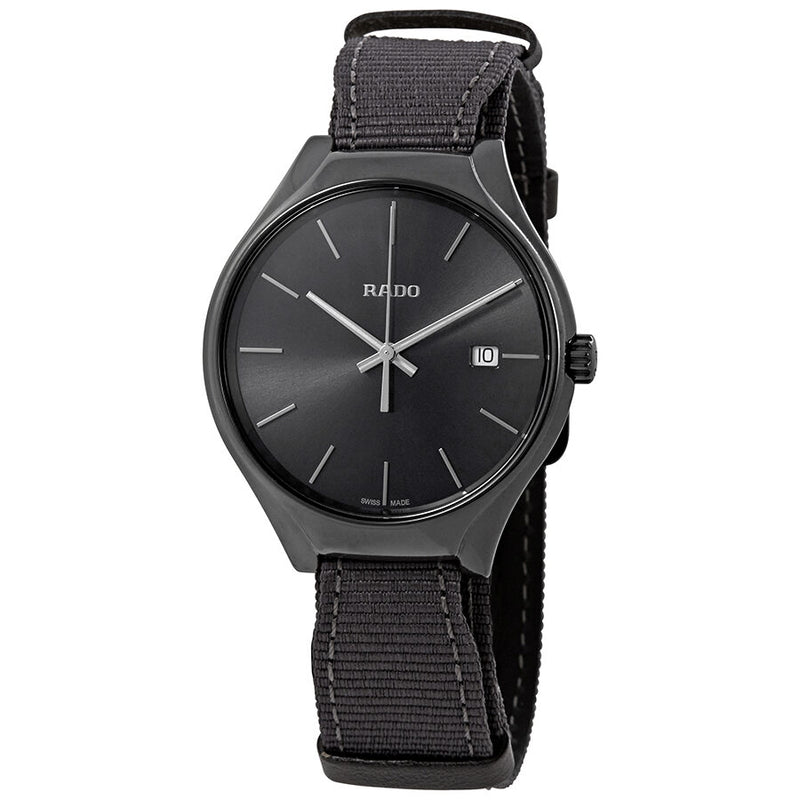 Rado True Black Dial Men's Watch #R27232106 - Watches of America
