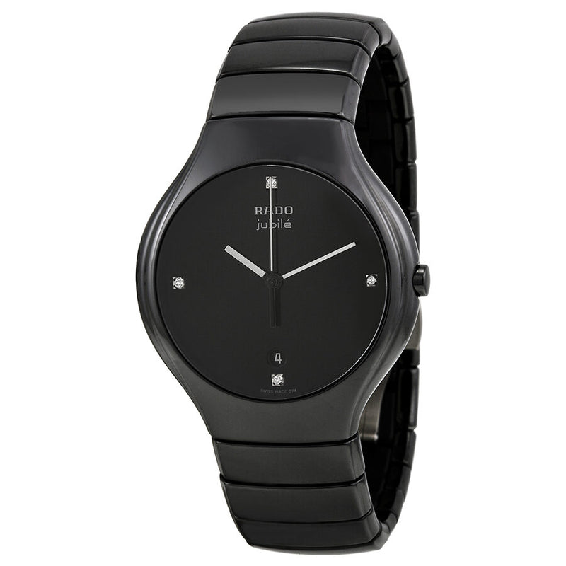 Rado jubile black hot sale swiss mens watch