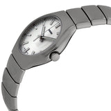 Rado True Silver Dial Platinum-Tone Ceramic Ladies Watch #R27656122 - Watches of America #2