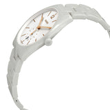 Rado True Specchio Silver Dial White Ceramic 37 mm Watch #R27082012 - Watches of America #2