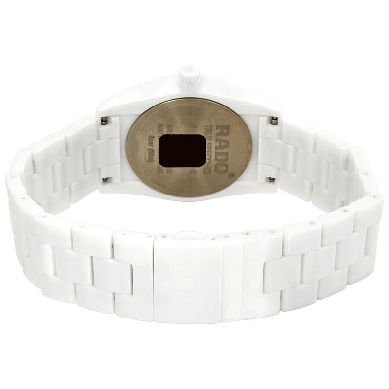 Rado True Specchio Silver Dial White Ceramic 37 mm Watch #R27082012 - Watches of America #3