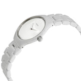 Rado True Thinline White Dial White Ceramic Ladies Watch #R27958022 - Watches of America #2