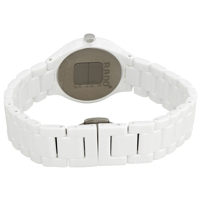 Rado True Thinline White Dial White Ceramic Ladies Watch #R27958022 - Watches of America #3