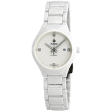 Rado True White Diamond Dial Ladies Ceramic Watch #R27244712 - Watches of America