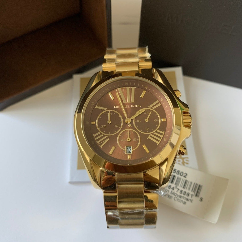 Michael Kors Bradshaw Chronograph Unisex Watch MK5502 – Watches of America