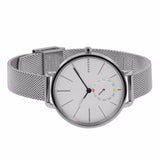 Skagen Hagen Reloj de mujer de acero inoxidable con esfera blanca SKW2358
