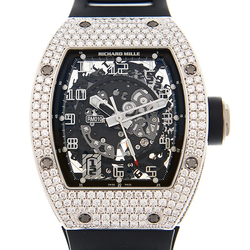 Richard Mille Automatic Men's 18kt White Gold Watch #RM010 - Watches of America