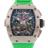 Richard Mille RM 11-02 Flyback Chronograph Dual Time Zone Automatic Titanium Men's Watch #RM11-02 TI - Watches of America