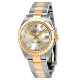 Rolex Lady-Datejust Silver Diamond Dial Automatic Ladies Watch #279173SDO - Watches of America #2