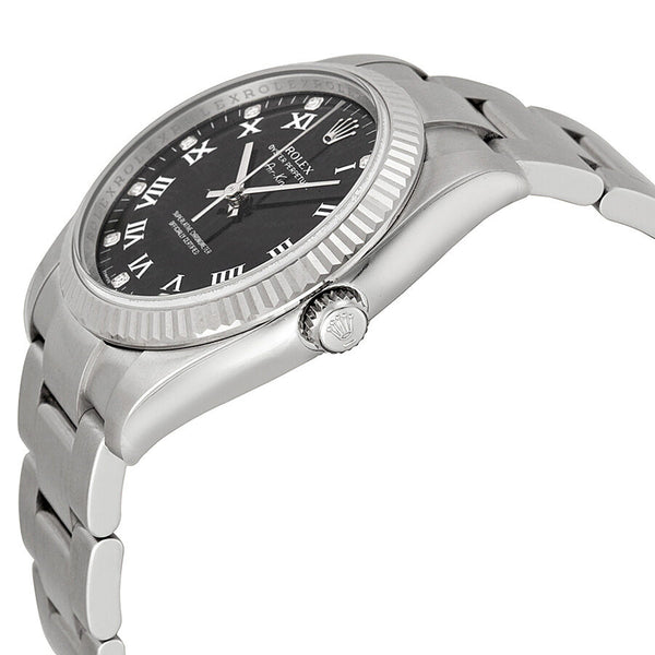 Rolex Air King Black Dial Stainless Steel Oyster Bracelet Automatic Men's Watch #114234BKRDO - Watches of America #2