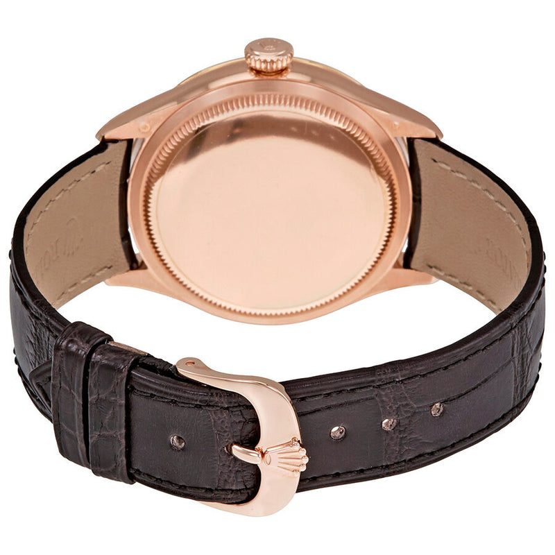 Rolex Cellini Pink Dial Automatic Men's 18kt Everose Gold Watch #50705RBR - Watches of America #3