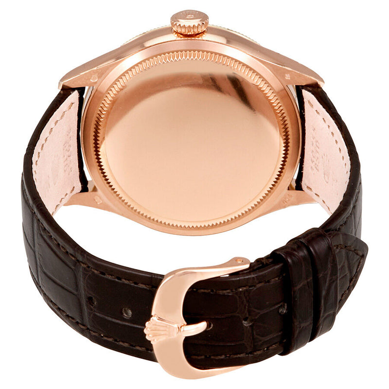 Rolex Cellini Pink Gold Diamond 18K Everose Gold Men's Watch #50605RBR - Watches of America #3