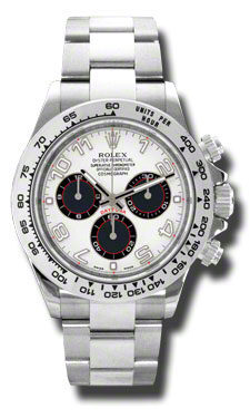 Rolex Cosmograph Daytona Automatic Men's 18 Carat White Gold Oyster Watch #116509WAO - Watches of America