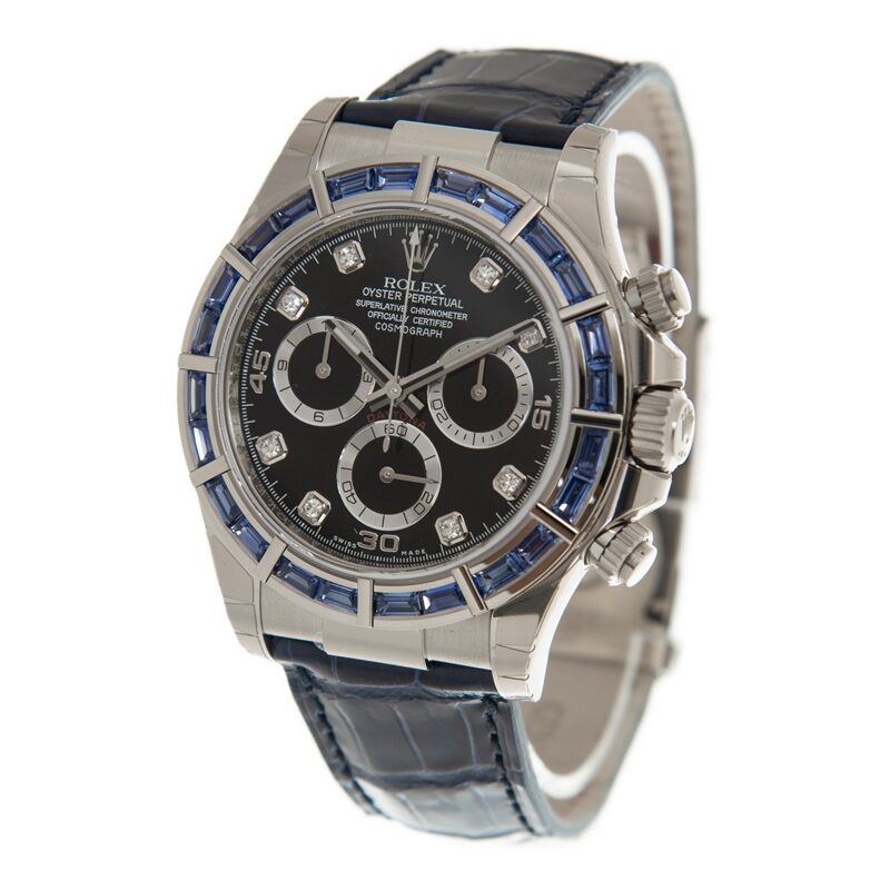 Rolex Cosmograph Daytona Chronograph Automatic Chronometer Diamond Blue Dial Men's Watch #116589DBLSACI - Watches of America #3