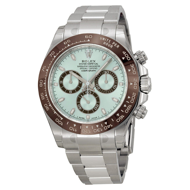 Rolex Cosmograph Daytona Ice Blue Dial Platinum Oyster Bracelet Automatic Men's Watch #116506IBLSO - Watches of America
