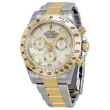 Rolex Cosmograph Daytona White Mother of Pearl Dial Stainless steel and 18K Yellow Gold Oyster Bracelet Automatic Men's Watch 116523MDO#116523-MDO - Watches of America
