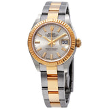 Rolex Datejust 28 Automatic Chronometer Silver Dial Ladies Two-tone Oyster Watch 279173#279173SSO - Watches of America