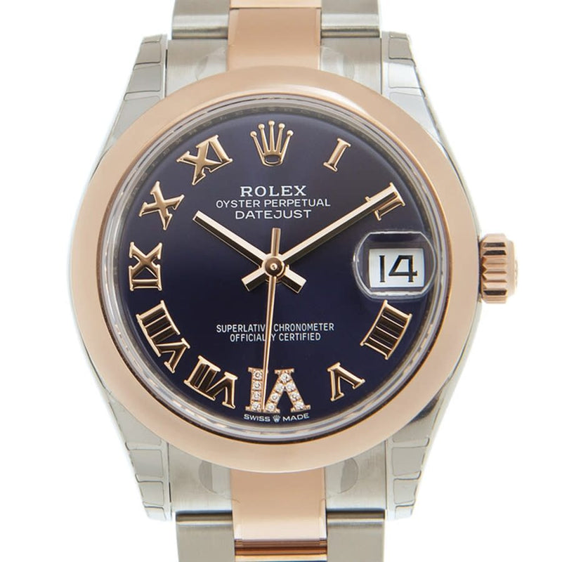 Rolex Datejust 31 Aubergine Dial Automatic Ladies Steel and 18kt Everose Gold Oyster Watch #278241AURDO - Watches of America #2
