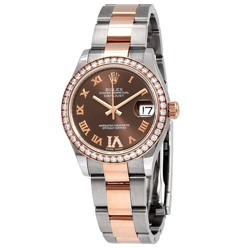Rolex Datejust 31 Automatic Chronometer Diamond Ladies Watch #278381CHRDO - Watches of America