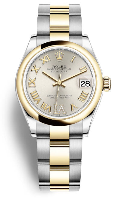 Rolex Datejust 31 Automatic Diamond Silver Dial Ladies Watch #278243SRDO - Watches of America