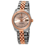 Rolex Datejust 31 Automatic Pink Dial Ladies Steel and 18ct Everose Gold Jubilee Watch #178241PKSJ - Watches of America