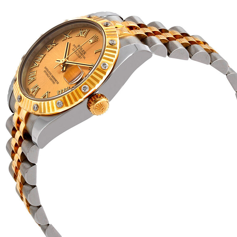 Rolex Datejust 31 Champagne Dial Automatic Diamond Ladies Jubilee Watch #178313CRJ - Watches of America #2