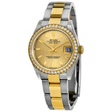 Rolex Datejust 31 Champagne Dial Ladies Steel and 18kt Yellow Gold Oyster Watch #278383CSO - Watches of America