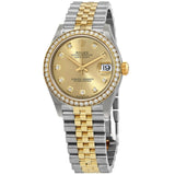 Rolex Datejust 31 Champagne Diamond Dial Ladies Steel and 18kt Yellow Gold Jubilee Watch #278383CDJ - Watches of America