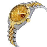 Rolex Datejust 31 Champagne Diamond Steel and 18K Yellow Gold Ladies Watch #178343CJDJ - Watches of America #2