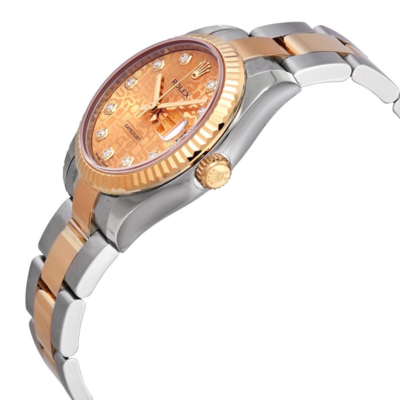 Rolex Datejust 31 Champagne Jubilee Diamond Dial Automatic Ladies Oyster Watch #178273CJDO - Watches of America #2