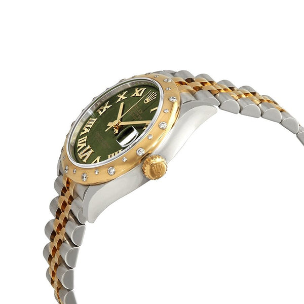 Rolex Datejust 31 Olive Green Dial Automatic Ladies Steel and 18kt Yellow Gold Jubilee Watch #278343GNRDJ - Watches of America #2