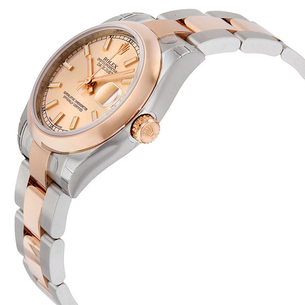 Rolex Datejust 31 Pink Dial Automatic Ladies 18 Carat Everose Gold Oyster Watch #178241PKSO - Watches of America #2
