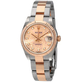 Rolex Datejust 31 Pink Jubilee Diamond Dial Automatic Ladies Watch #178271PJDO - Watches of America