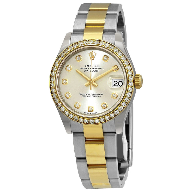 Rolex Datejust 31 Silver Dial Automatic Ladies Steel and 18kt Yellow Gold Oyster Watch #278383SDO - Watches of America